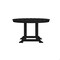 Flash Furniture Colonel Commercial Grade Indoor/Outdoor 48-in Rnd Recycled HDPE Adirondack Dining Table for 4, Blk LE-HMP-248-01-BLK-GG - alternate 4